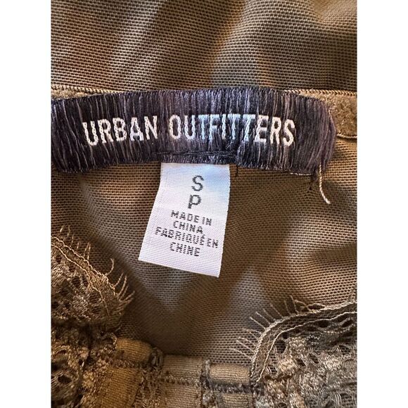 Urban Outfitters | Modern Love Bustier Mini Dress in Olive Green - Size S - Picture 6 of 6